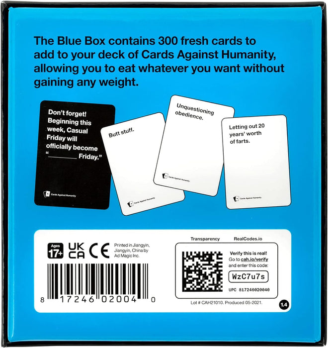 Cards Against Humanity: Blue Box • 300-Card Expansion