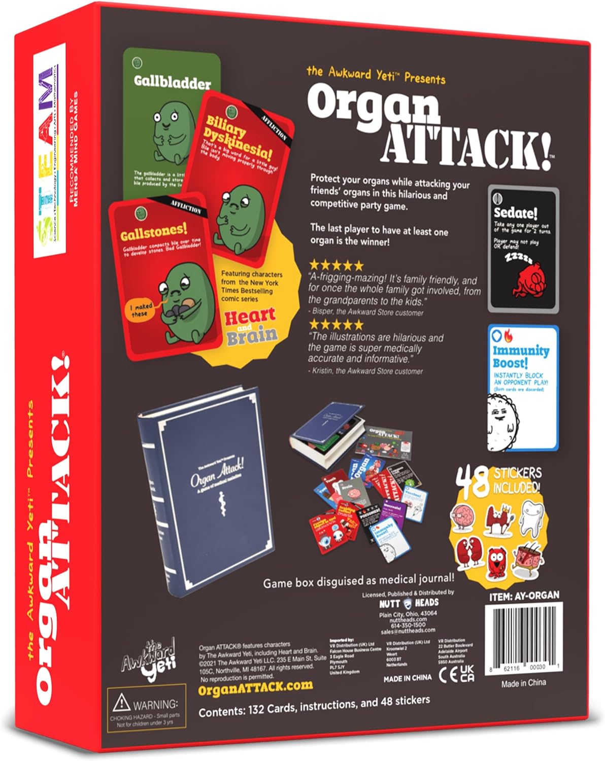 The Awkward Yeti Combo Pack: Organ Attack! & Anxiety Attack!