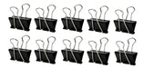 Q-Connect 42mm Foldback Clip, Black (Pack of 10