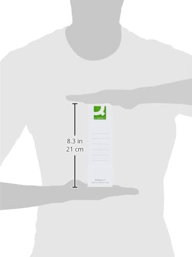 Q CONNECT LEVER ARCH SPINE LABELS PK10