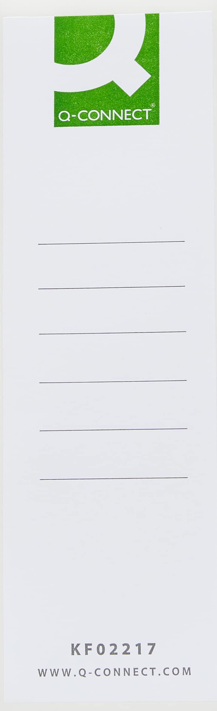 Q CONNECT LEVER ARCH SPINE LABELS PK10