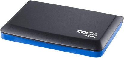 COLOP Micro 2 Stamp Pad - Blue | 109670 | Rubber Stamp Pad 110x70mm | Ink Pad for Traditional Rubber Stamps