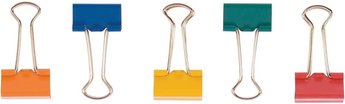Q-Connect 32mm Assorted Foldback Clip (Pack of 10