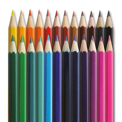 Classmaster Colouring Pencils For Adults & Kids, Long-Lasting Colouring Pencils For Children, Softer Leads For Perfect Colour Laydown, Pre-Sharpened - 24PK