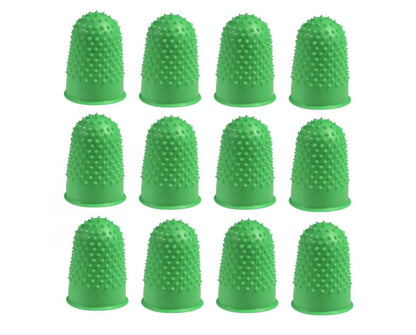 Q-Connect Thimblettes Size 0 Green (Pack of 12