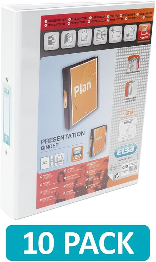 Elba 25mm A4 Bantex Vision 2-Ring Binder