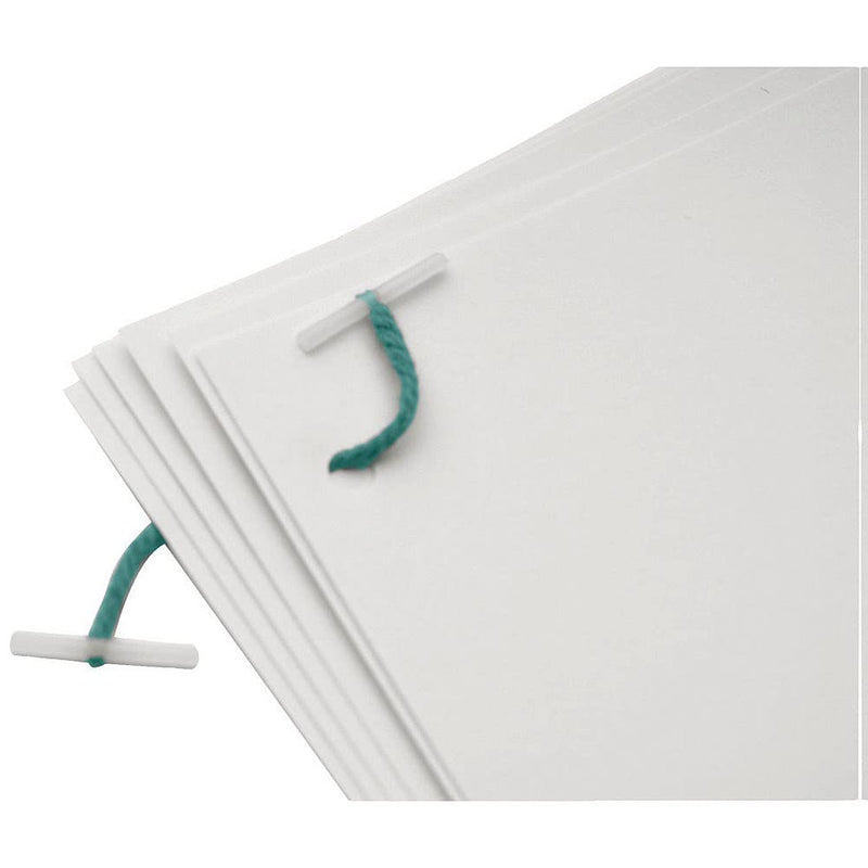 Q-Connect Plastic Ended Treasury Tag 127 mm - Pack of 100, Green