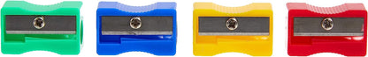 Hainenko Plastic Pencil Sharpeners - Assorted (Pack of 100
