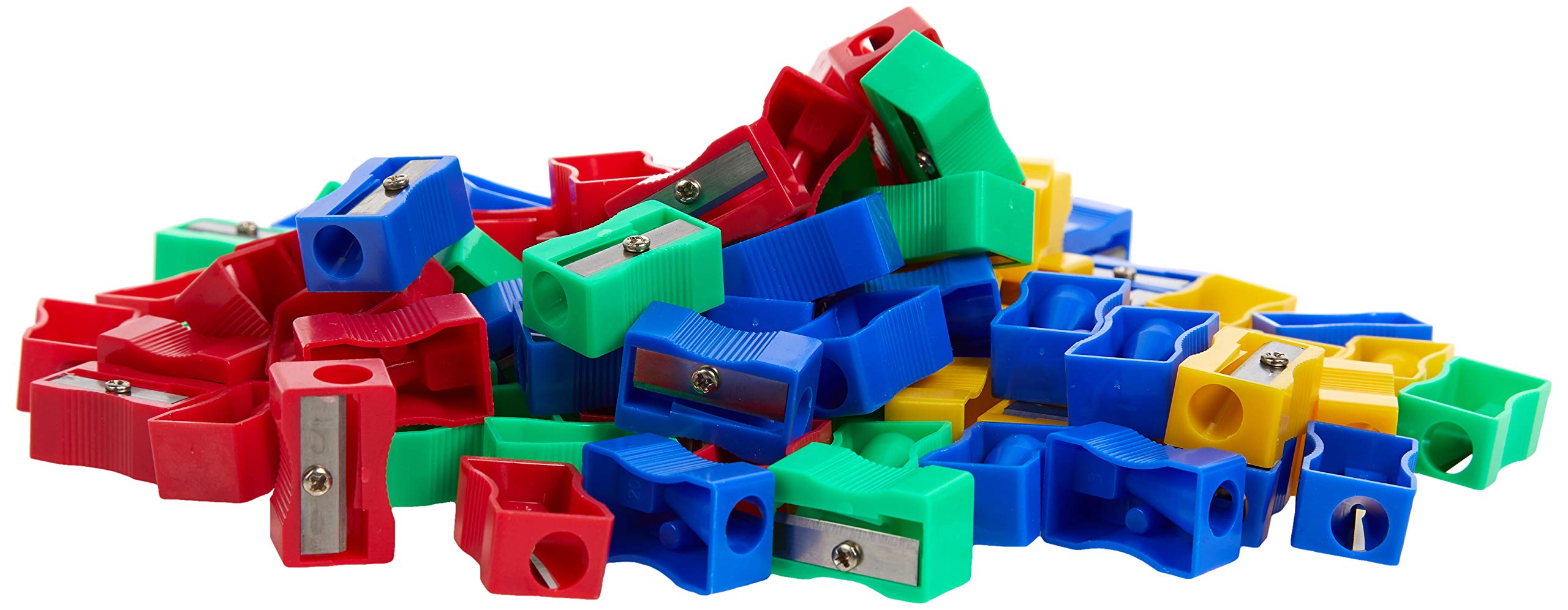 Hainenko Plastic Pencil Sharpeners - Assorted (Pack of 100