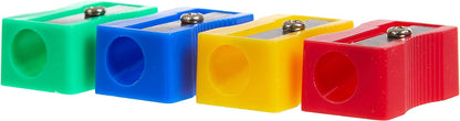 Hainenko Plastic Pencil Sharpeners - Assorted (Pack of 100