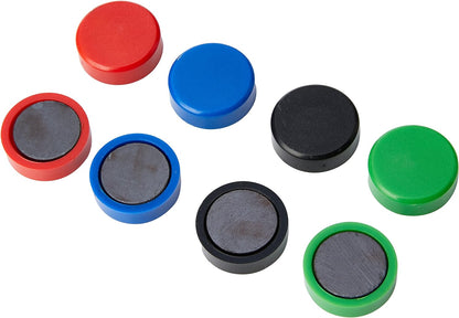 Q-Connect KF02643 Assorted 25mm Magnet (Pack of 20