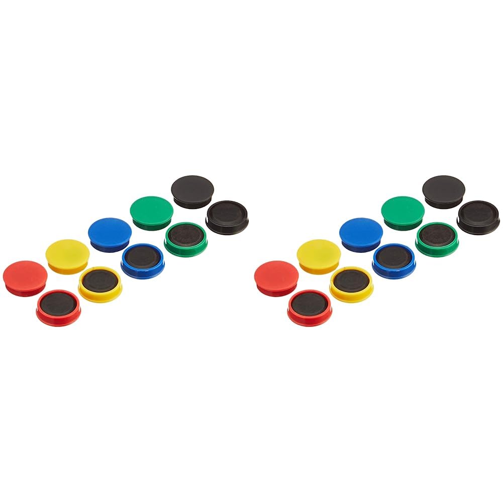 Q-Connect KF02643 Assorted 25mm Magnet (Pack of 20