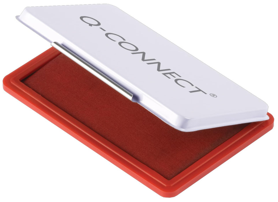 Q-Connect KF15441 Large Stamp Pad Metal Case