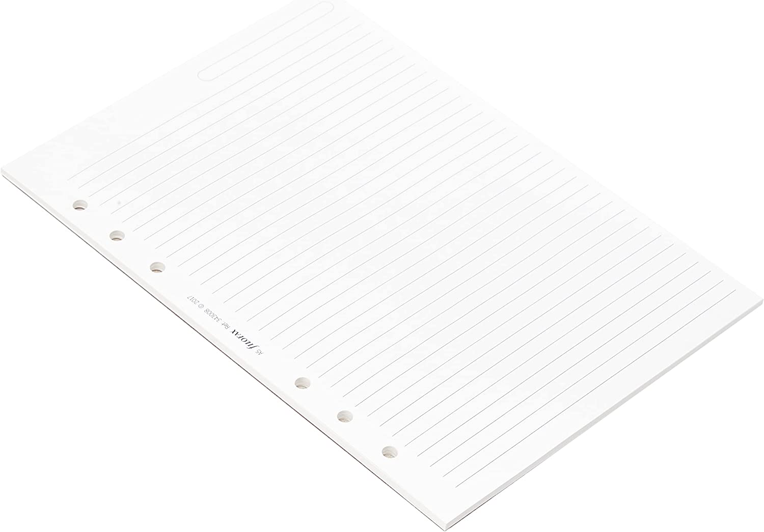 Filofax - Recambio de hojas para archivador (tamaño A5, a rayas), color blanco
