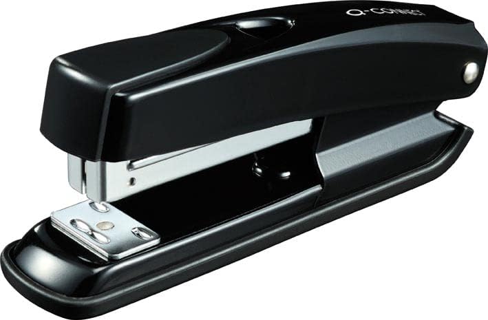 Q-Connect Metal Half Strip Stapler KF01044 - Black