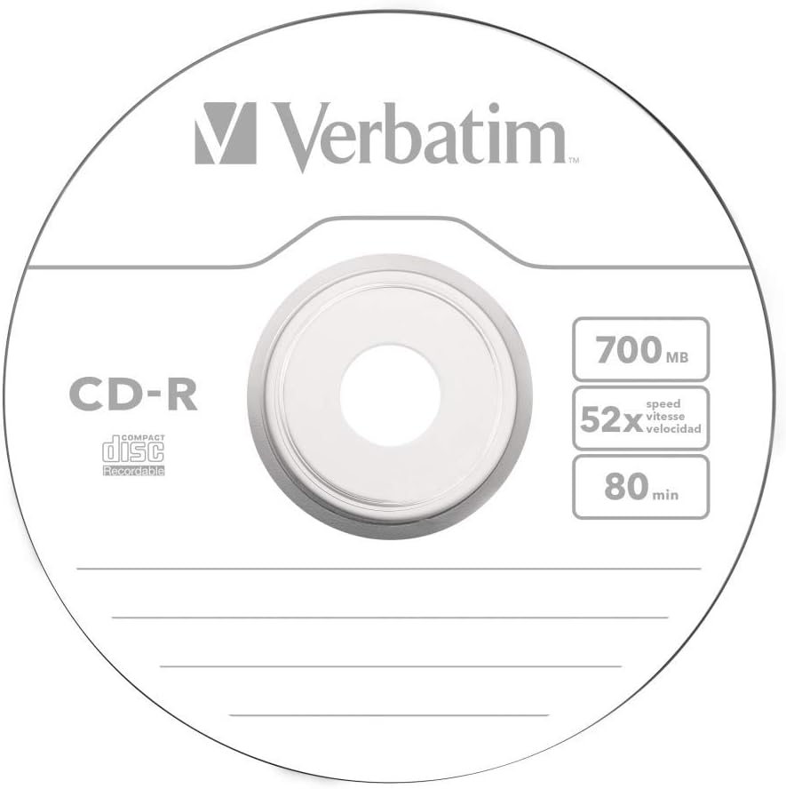Verbatim CD-R Extra Protection, CD-Rohlinge mit 700 MB Datenspeicher, ideal für Foto- und Video-Aufnahmen, kompatibel mit jedem konventionellen CD-Laufwerk, 10er Pack Spindel