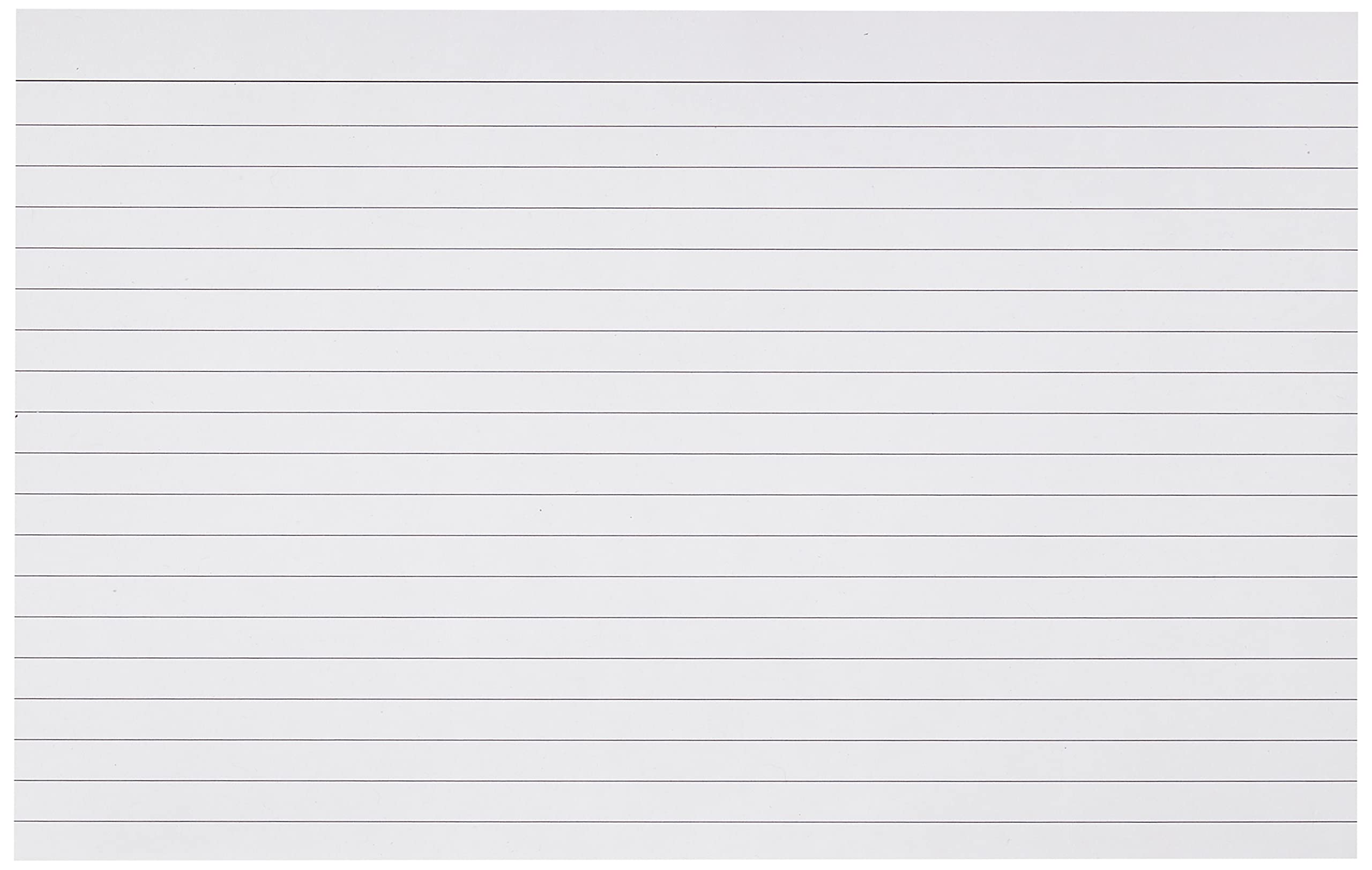 Q-Connect Record Card 203x127mm Ruled Feint White (100 sheet pack) Single
