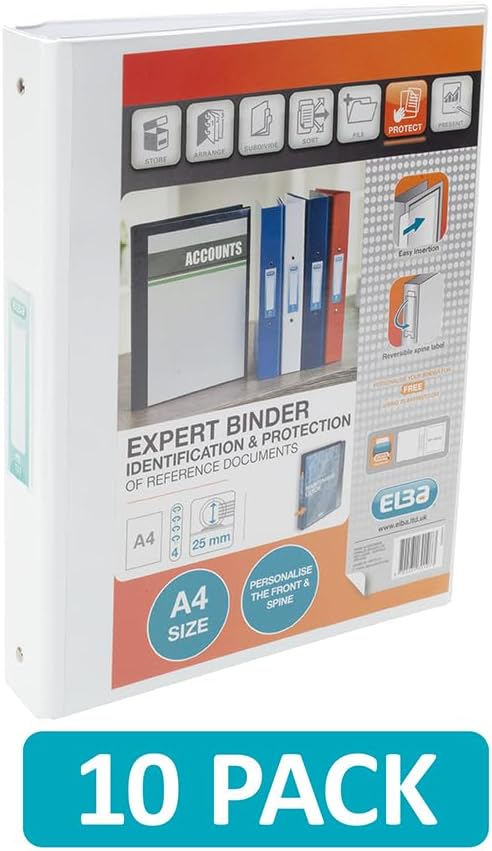Elba Vision A4 30 mm 4 O-Ring Binder