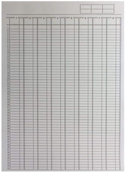 Q-Connect A4 8-Column Analysis Pad A4 8-Column