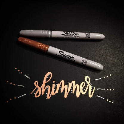 Sharpie Fine Metallic Permanent Marker - Gold/Silver/Bronze (Pack of 3