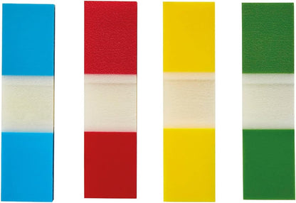 Q-Connect Page Markers 1/2 Inch Assorted (Pack of 100