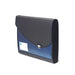 Rapesco 0679 Carpeta Archivadora tipo Acordeón A4+, 7 Compartimentos, Azul y Negro