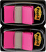 Post-it Index Flags - Dual Pack 25mm - Pink (50 Flags x 2