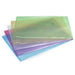 Rapesco 0697 Popper Wallets, A3, Assorted Transparent Colours, Pack of 5
