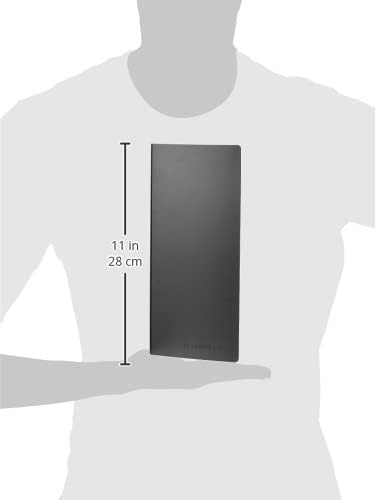 Q-Connect Polypropylene Name Business Card Holder 160 Card Black