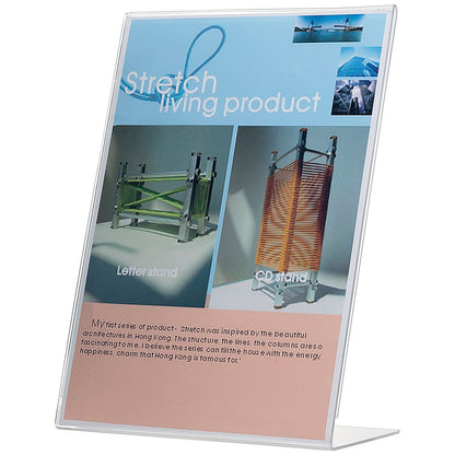 Q-Connect Slanted Sign Holder L-Shape A5