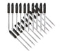 Q-Connect Stick Grip Ballpoint Pen Medium Black (Pack of 20) KF02457