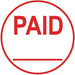 Colop EOS R17 "Paid" Self-Inking Circular Stamp (Pack of 1