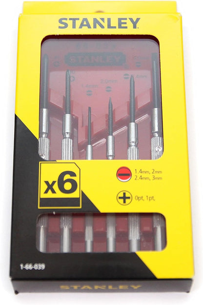 STANLEY SET 6 GIRAVITI PER ELETTRONICA, 1-66-039