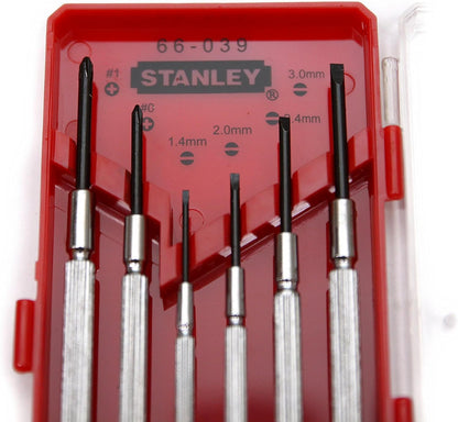 STANLEY SET 6 GIRAVITI PER ELETTRONICA, 1-66-039