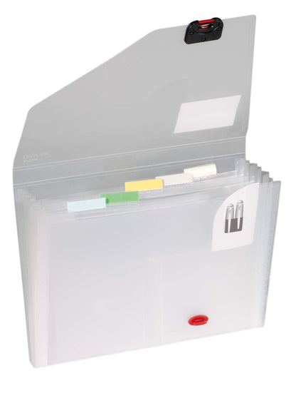 Snopake Organiser - Clasificador con 6 compartimentos, gris