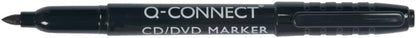 Q-Connect Permanent Marker Fine Bullet Tip KF02300 - Black, Pack of 10