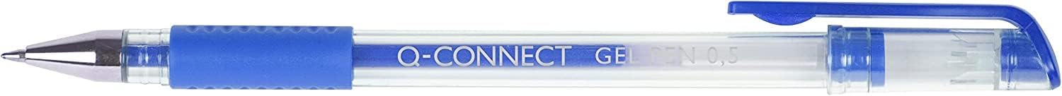 Q-Connect Gel Rollerball Pen Medium Blue (Pack of 10