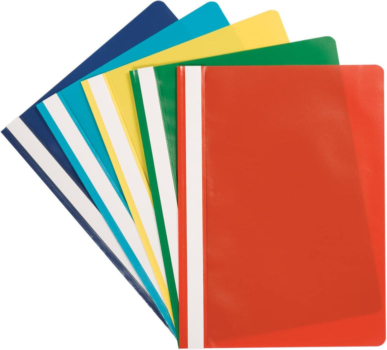 Q-Connect A4 Project Folder - Black (Pack of 25