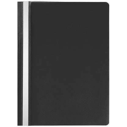 Q-Connect A4 Project Folder - Black (Pack of 25