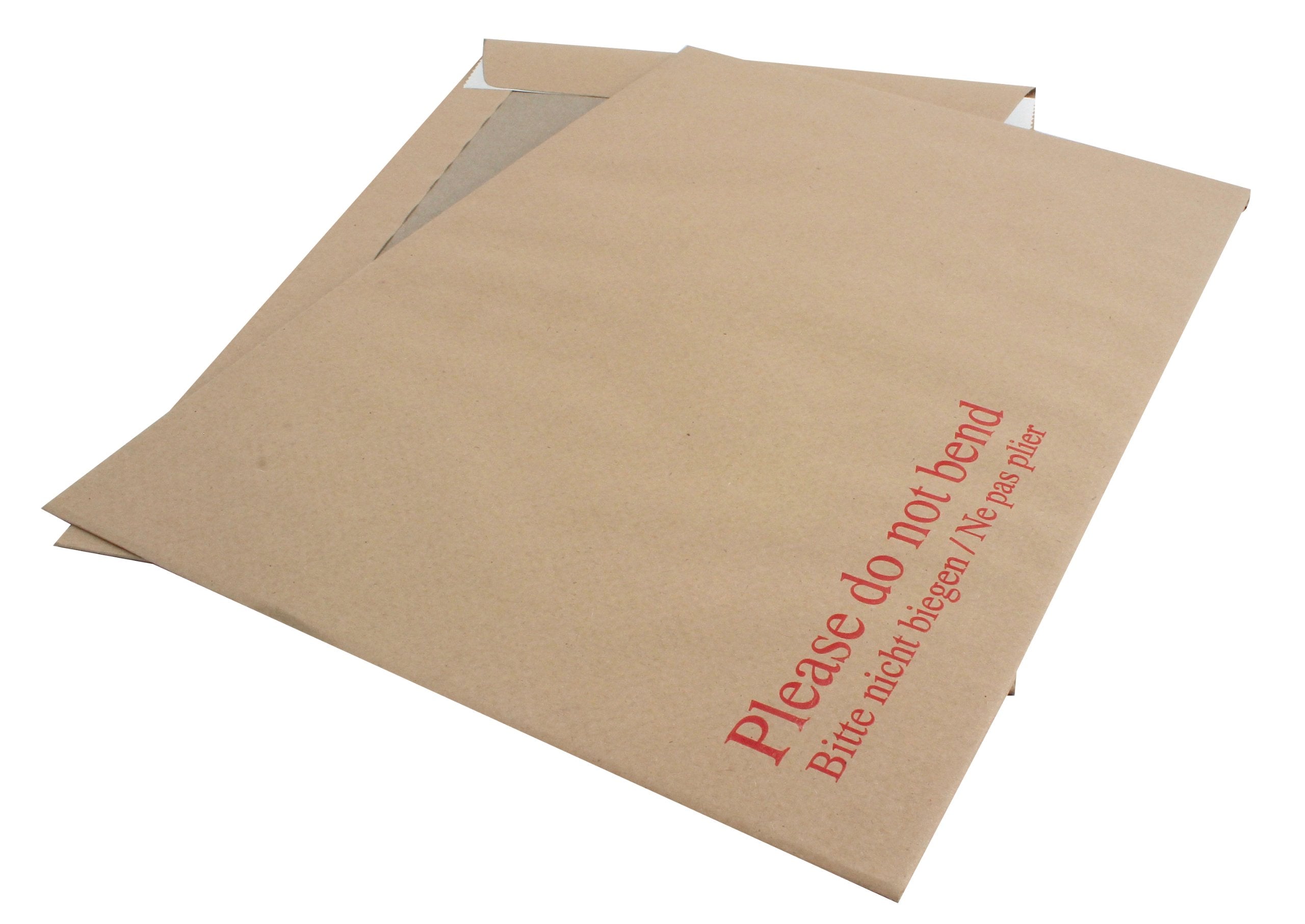 Q-Connect C4 Envelopes Board Back Peel and Seal 115gsm Manilla (Pack of 10