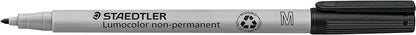 STAEDTLER 315 WP8 Lumocolor Non-Permanent Pen, Medium Line Width, 1.0mm - Assorted Colours (Pack of 8