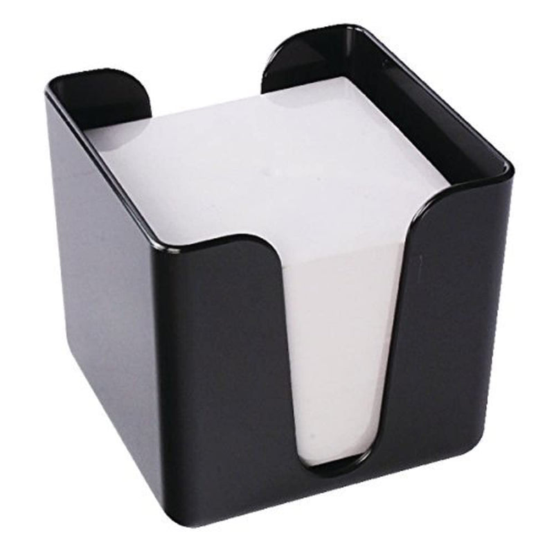 Q-Connect Memo Box Black (W 102 x D 102 x H 95 mm) KF21676