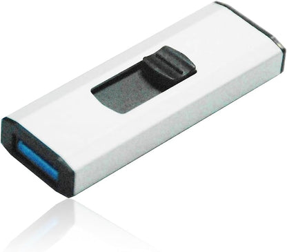 Q-Connect USB 3.0 Slider 32GB Flash Drive Silver/Black