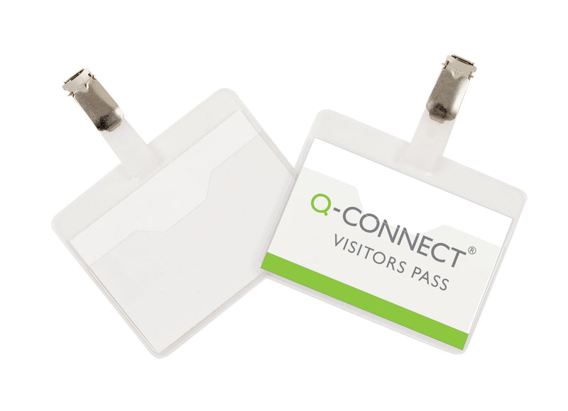 Q-Connect KF01560 Visitor Badge 60x90mm (Pack of 25