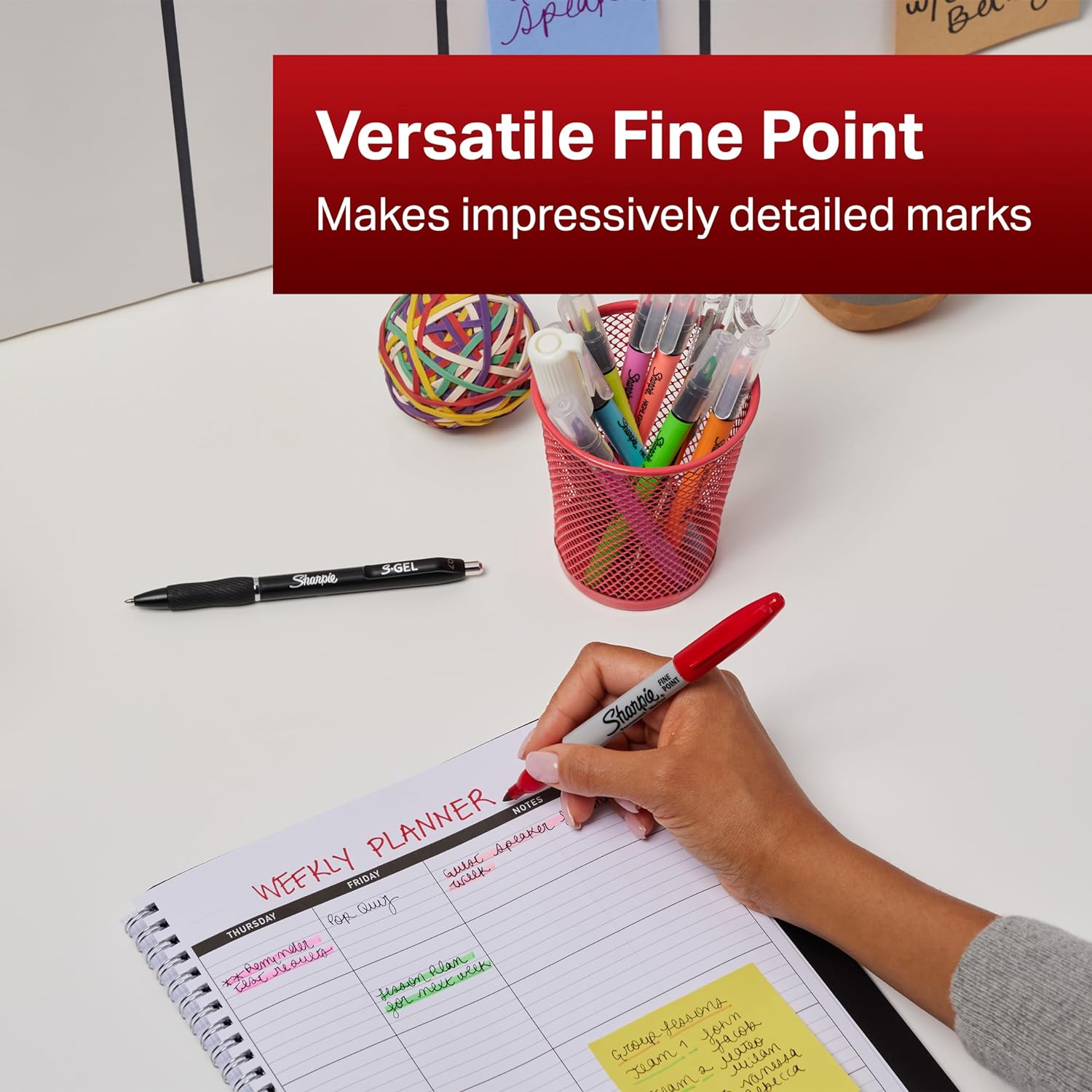 Sharpie Permanent Markers | Fine Point for Bold Details | Black Ink | 12 Count Marker Pens