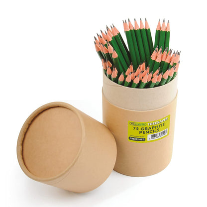 Re:Create Treesaver HB Pencils, Eco-Friendly School Stationary, Durable Pencils For School Stationary Sets, Tough & Splinter-Proof, Pre-Sharpened HB Pencil Set - 72PK