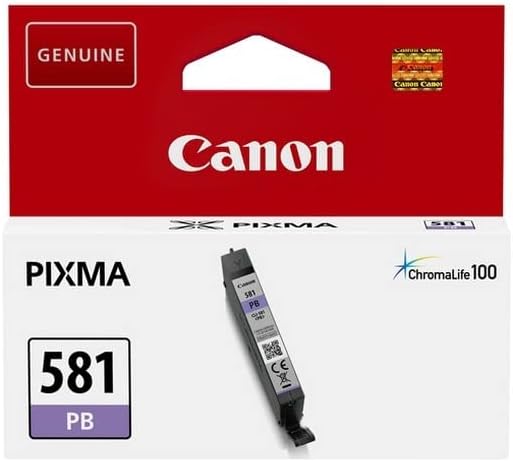 Cartouche d'encre Canon CLI-581PB (Bleu Photo