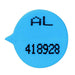 GoSecure VAL06850 S3B Numbered Round Seal - Blue (Pack of 500