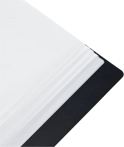 Q-Connect KF01269 60-Pocket Presentation Book - Black
