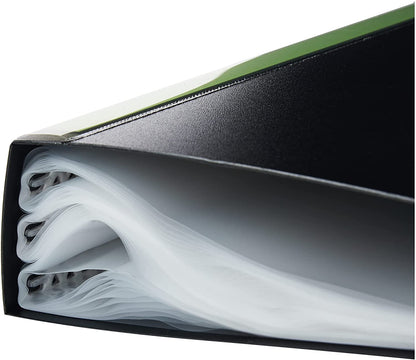 Q-Connect KF01269 60-Pocket Presentation Book - Black